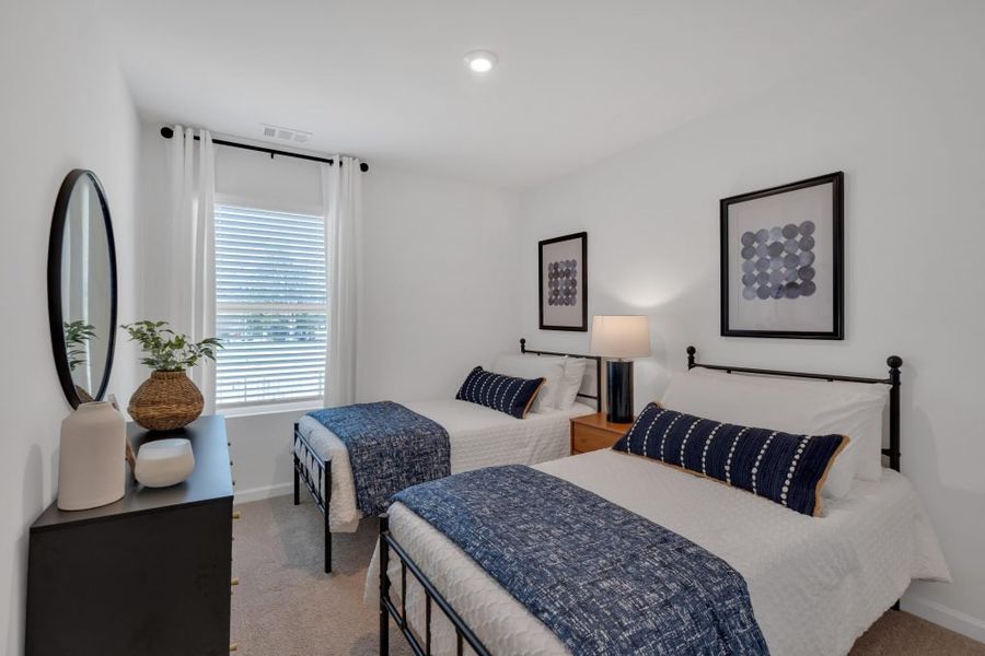 Furnished interior in a model home at Village Green in Adairsville (Image 16). Furnished interior in a model home at Village Green in Adairsville (Image 16).