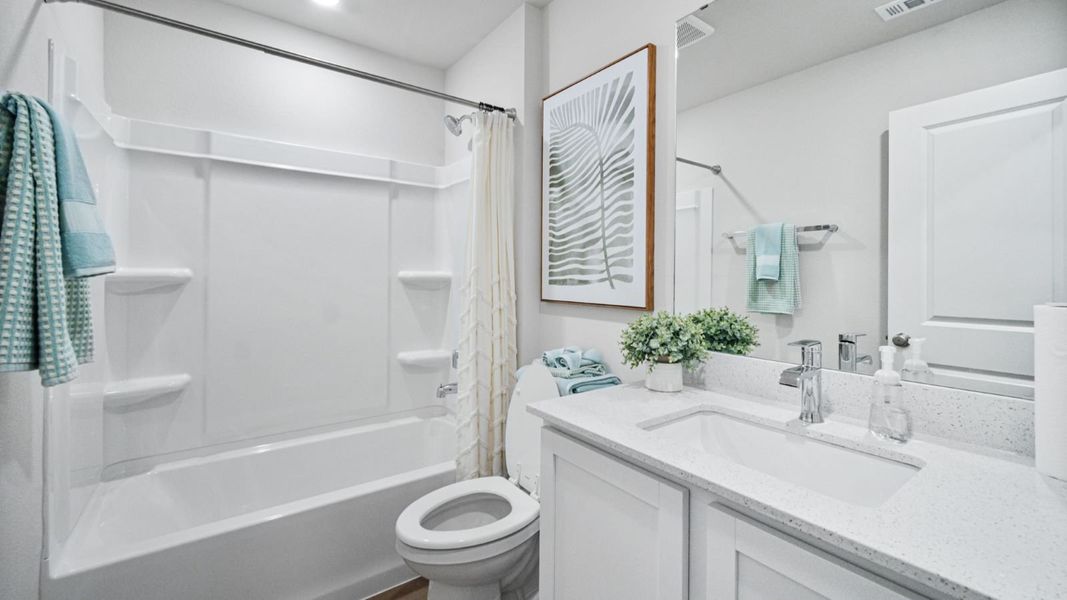 Furnished interior in a model home at Salem Crossing in Victoria (Image 19). Furnished interior in a model home at Salem Crossing in Victoria (Image 19).