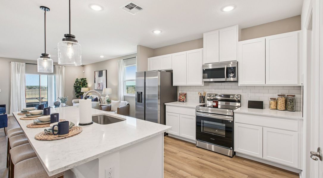 Furnished interior in a model home at Deland in Deland (Image 5). Furnished interior in a model home at Deland in Deland (Image 5).