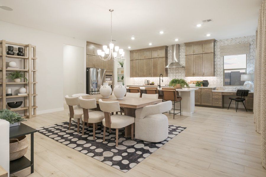 Furnished interior in a model home at Salero in Laveen (Image 11).