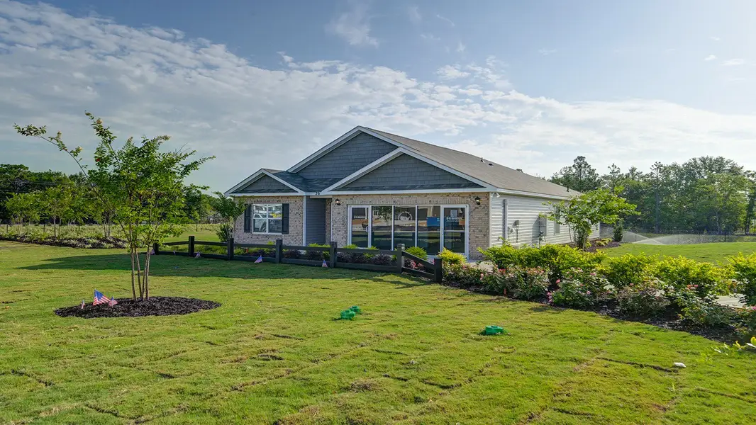 Front exterior of a home in the Gates Village community, located in Lugoff, SC (Image 2).
