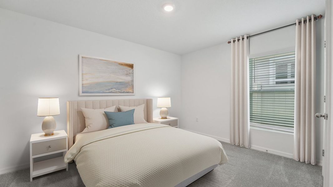 Furnished interior in a model home at Waterstone in Tampa (Image 13).