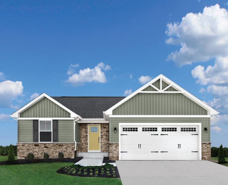 Front exterior of a home in the Waverly Springs community, located in Woodruff, SC (Image 12).