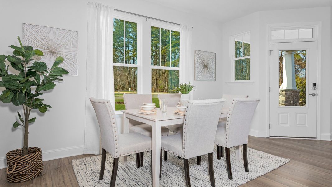 Furnished interior in a model home at Mason Grove in Franklinton (Image 3).