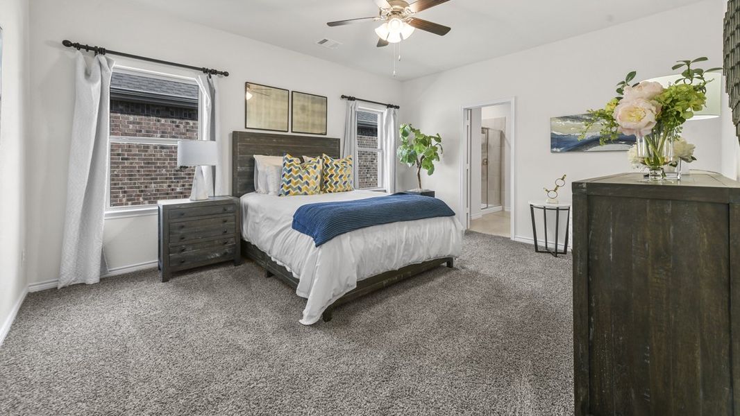 Furnished interior in a model home at Silverado in Aubrey (Image 68). Furnished interior in a model home at Silverado in Aubrey (Image 68).