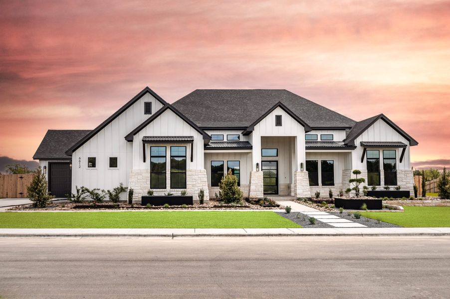 Front exterior of a home in the Bella Charca community, located in Nolanville, TX (Image 10).
