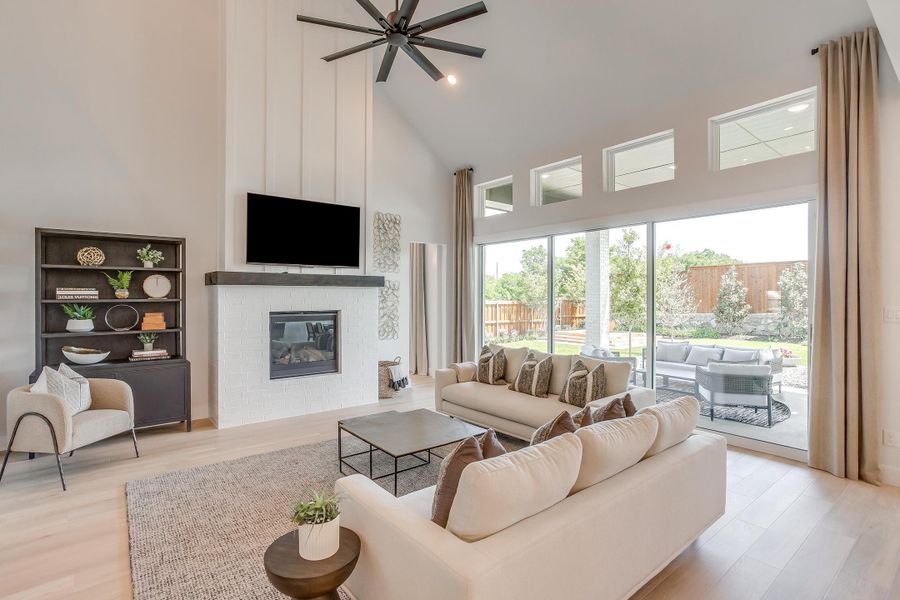 Furnished interior in a model home at Ten Mile Creek in Celina (Image 9).