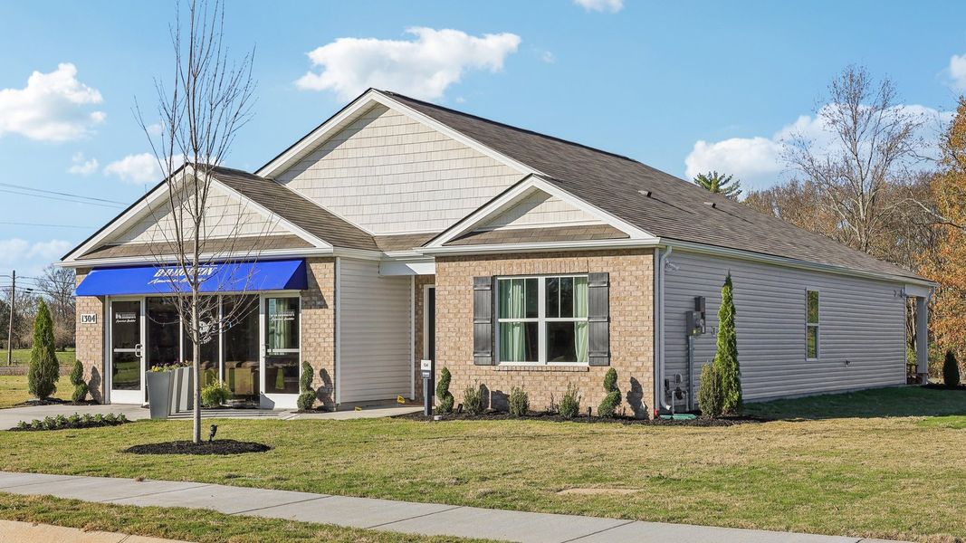 Front exterior of a home in the Savannah Lakes community, located in Lewisburg, TN (Image 2).
