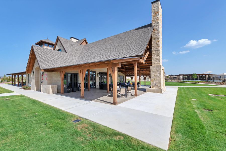 Star Trail Club House Side Elevation Photo by American Legend Homes Star Trail Club House Side Elevation Photo by American Legend Homes