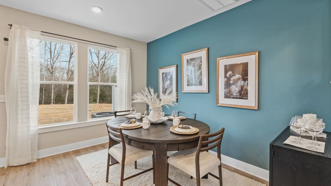 Furnished interior in a model home at Anna's Pointe in Simpsonville (Image 8). Furnished interior in a model home at Anna's Pointe in Simpsonville (Image 8).