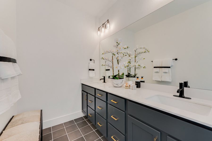 Furnished interior in a model home at Mustang Meadows in Waller (Image 27). Furnished interior in a model home at Mustang Meadows in Waller (Image 27).