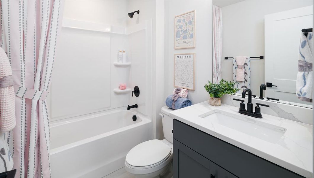 Furnished interior in a model home at Sanctuary at Southgate in Indian Trail (Image 32). Furnished interior in a model home at Sanctuary at Southgate in Indian Trail (Image 32).