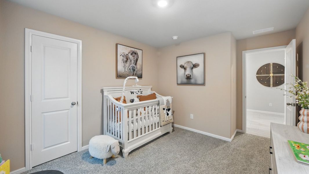Furnished interior in a model home at Longhorn Estates in Fort Worth (Image 29).
