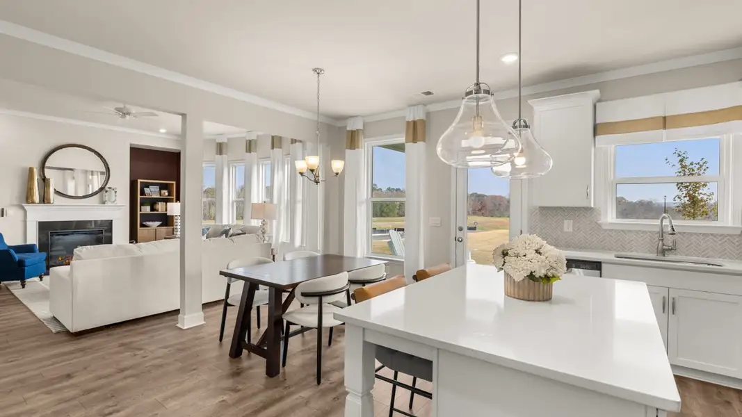 Furnished interior in a model home at Evergreen Crossing in Locust Grove (Image 6). Furnished interior in a model home at Evergreen Crossing in Locust Grove (Image 6).