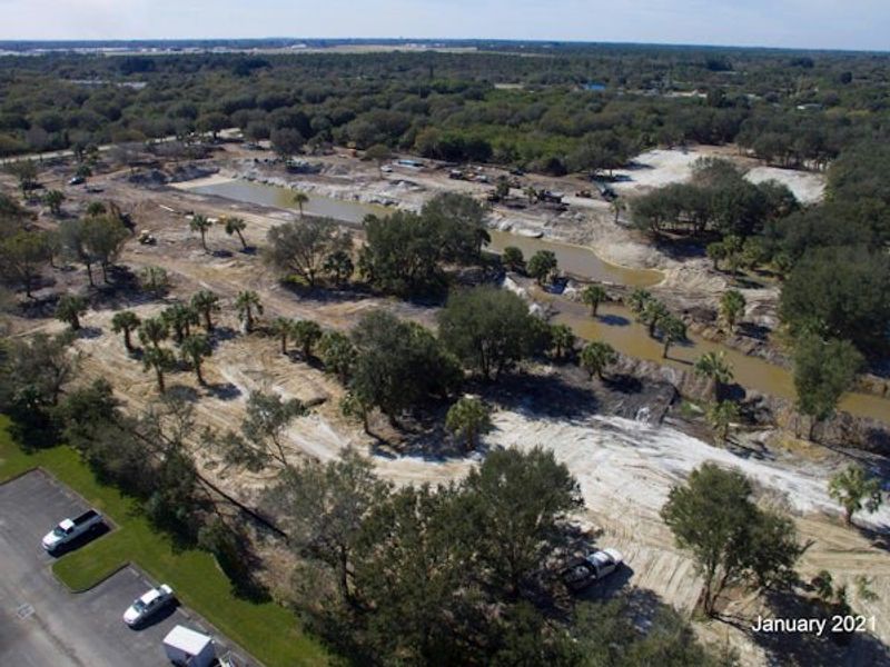 Site preparation and early development at Lucaya Pointe in Vero Beach, FL (Image 59).