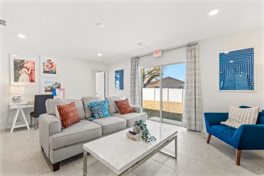Furnished interior in a model home at Palm Bay in Palm Bay (Image 38).