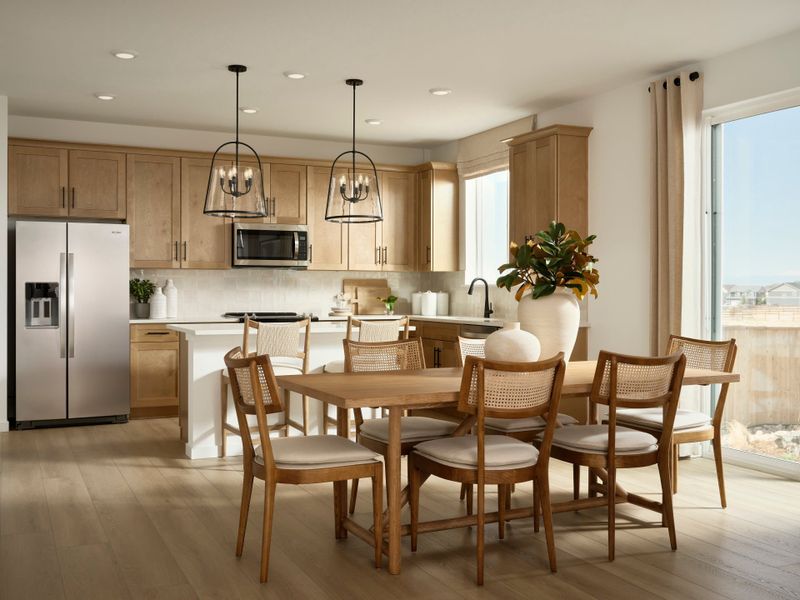 Furnished interior in a model home at Murata Farms in Fort Lupton (Image 6). Furnished interior in a model home at Murata Farms in Fort Lupton (Image 6).