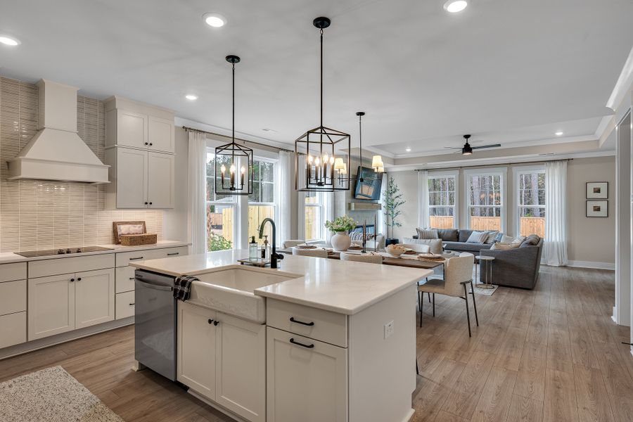 Furnished interior in a model home at Creek Pointe in Moncks Corner (Image 5).