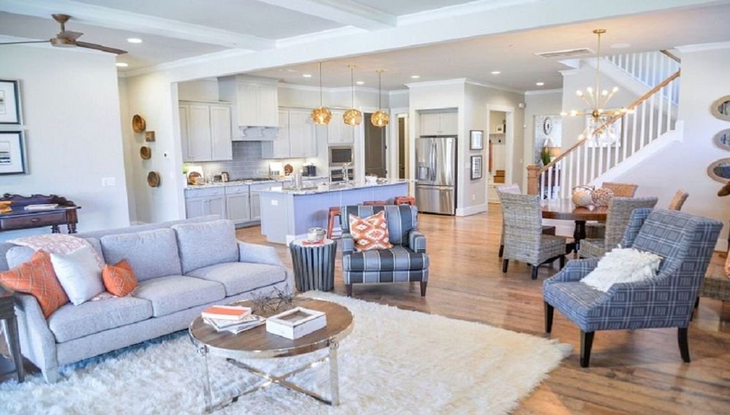 A 2-story open concept patio home.