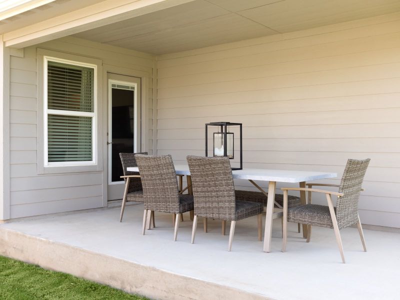 Exterior details of a home in Big Sky Ranch - Reserve Collection, Dripping Springs (Image 6).