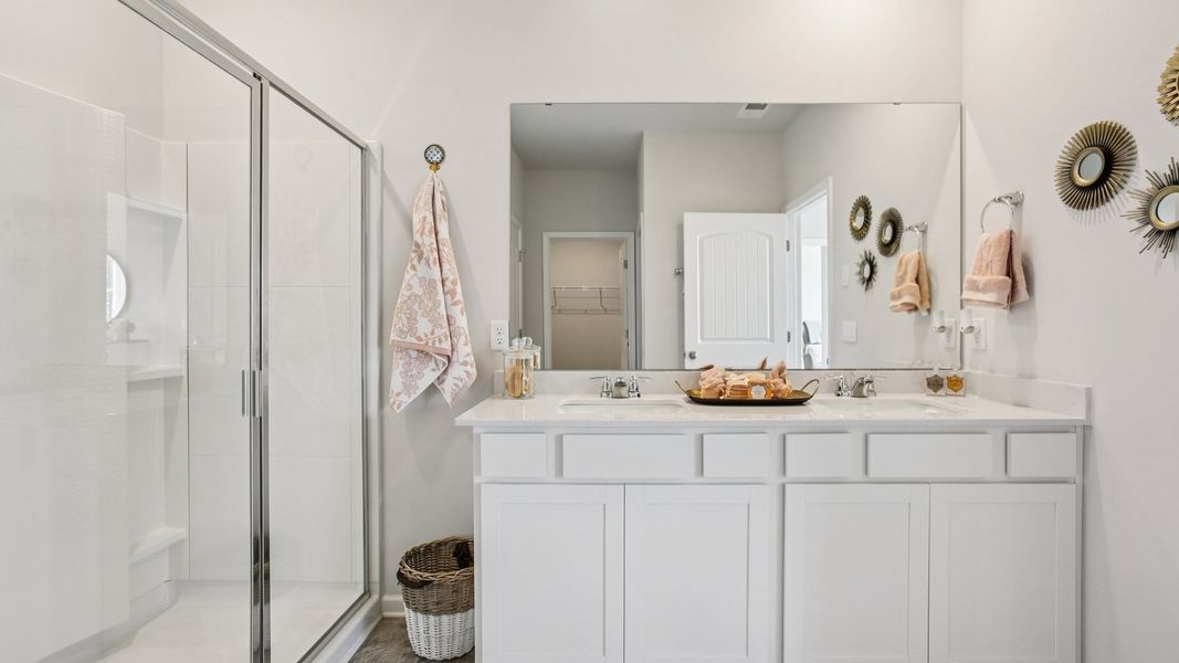 Furnished interior in a model home at The Parks in White House (Image 42). Furnished interior in a model home at The Parks in White House (Image 42).