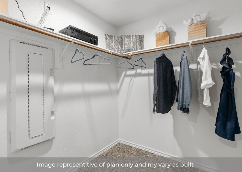 Furnished interior in a model home at Ranch View in Corpus Christi (Image 19).