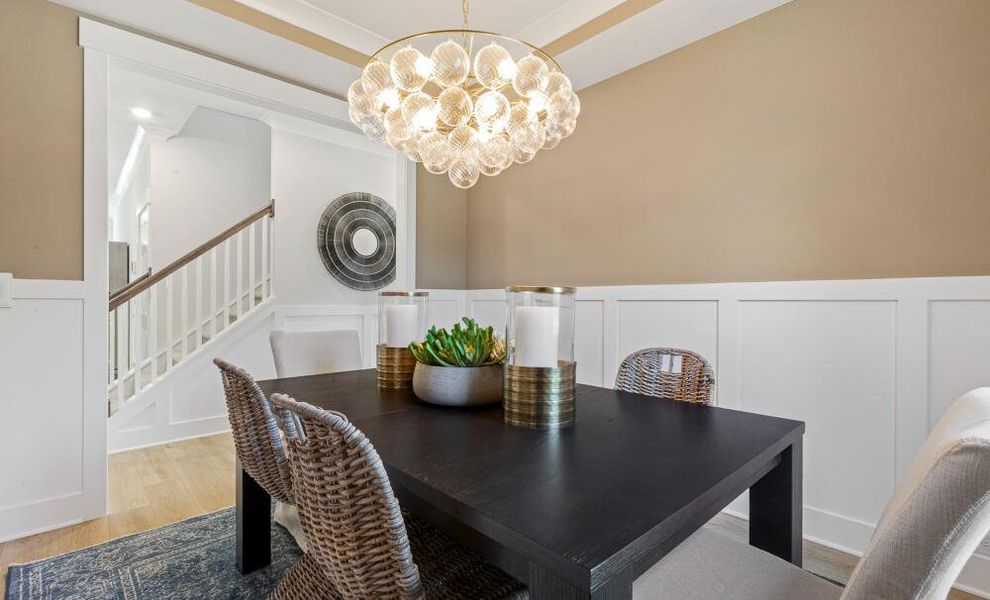 Furnished interior in a model home at Castlewood in Archer Lodge (Image 7). Furnished interior in a model home at Castlewood in Archer Lodge (Image 7).