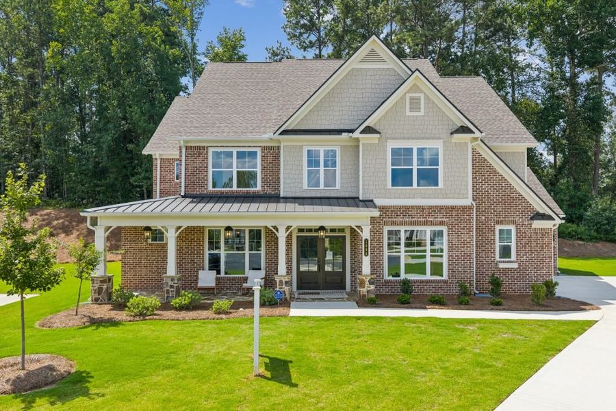 Front exterior of a home in the Ford Landing community, located in Acworth, GA (Image 12).