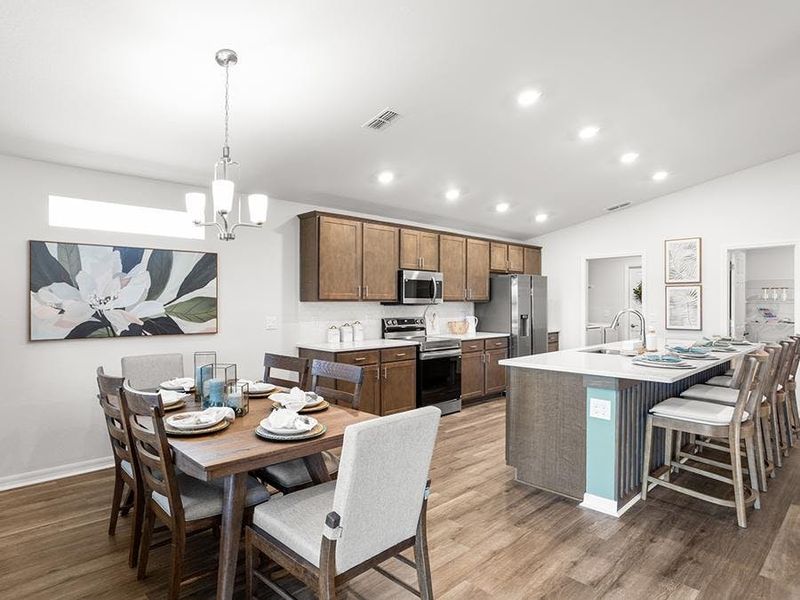 Meals are a delight in your sunny dining cafe - Serendipity model home in Lakeland, FL Meals are a delight in your sunny dining cafe - Serendipity model home in Lakeland, FL