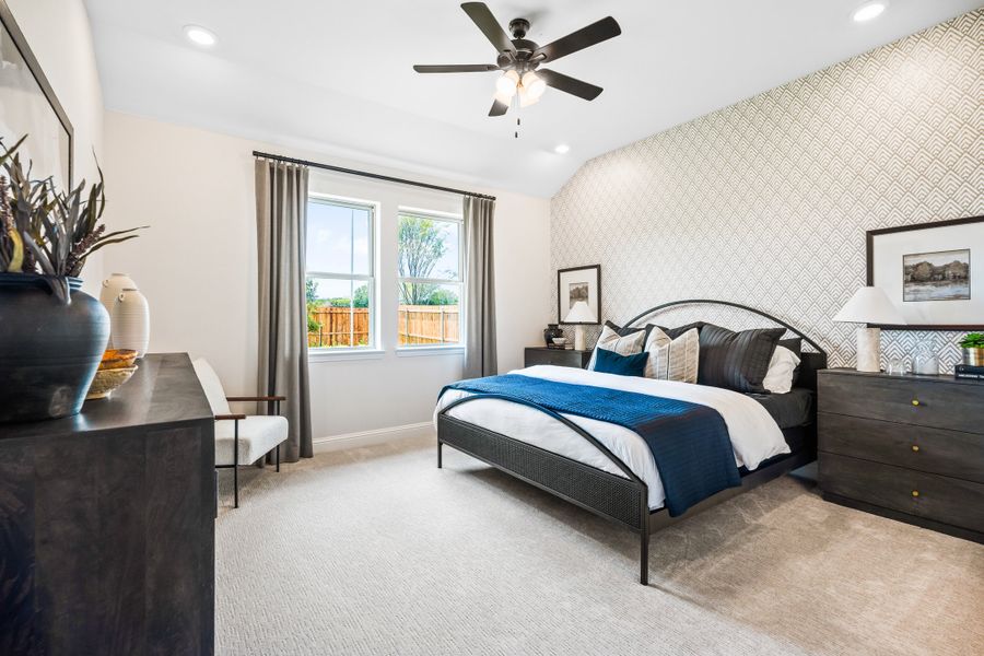 Furnished interior in a model home at Churchill in Anna (Image 7).