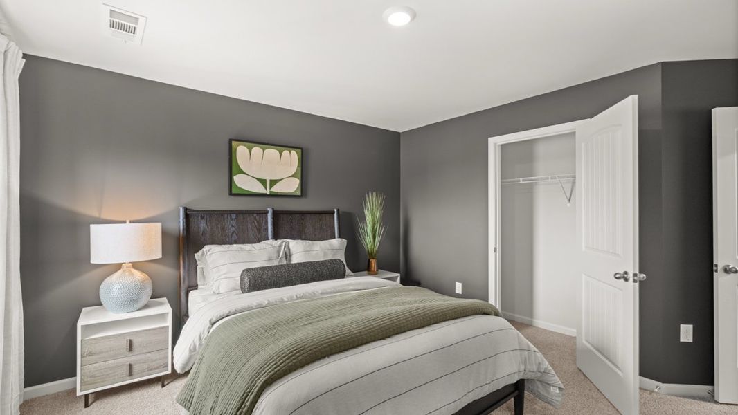 Furnished interior in a model home at Haven Abbey in Cumming (Image 63).