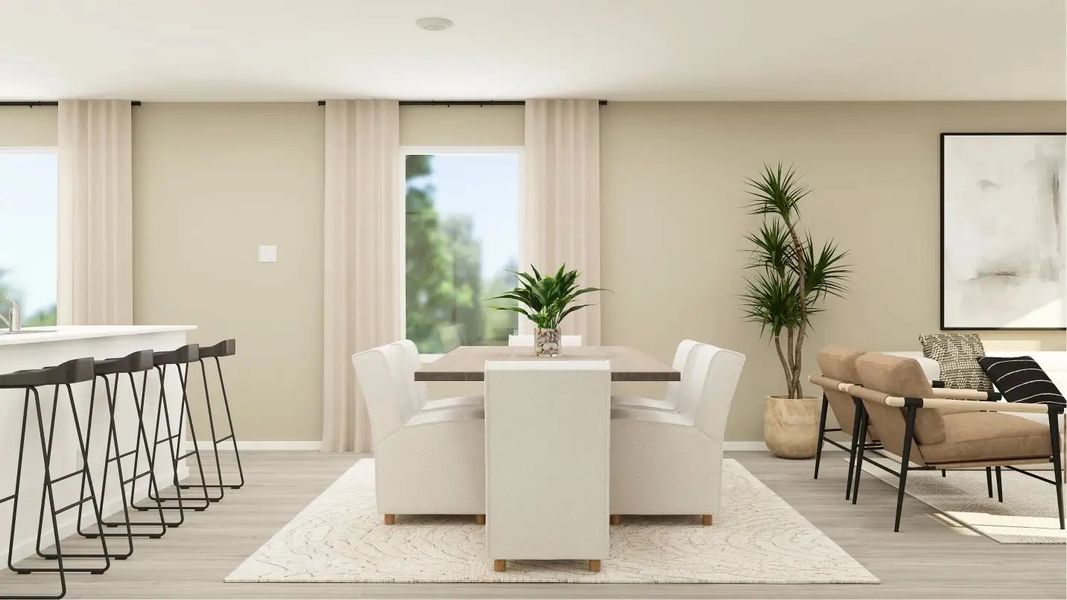 Furnished interior in a model home at Brookshire in Florence (Image 5).