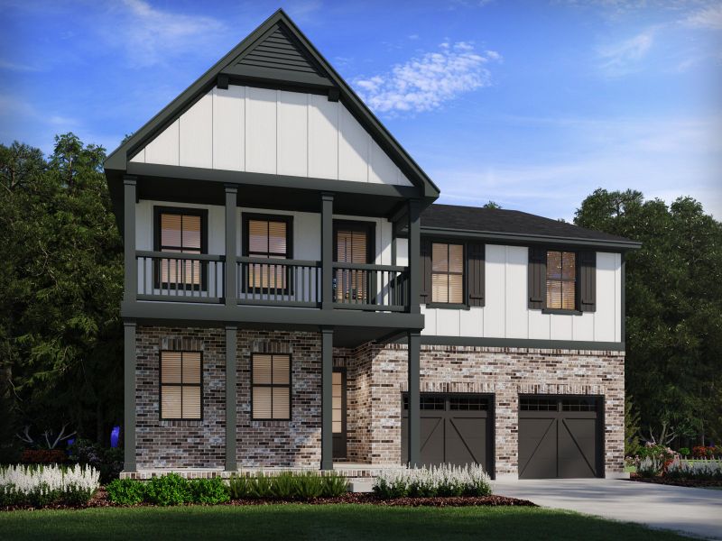 Front exterior of a home in the Station Hill - Reserve Series community, located in Franklin, TN (Image 1). Front exterior of a home in the Station Hill - Reserve Series community, located in Franklin, TN (Image 1).