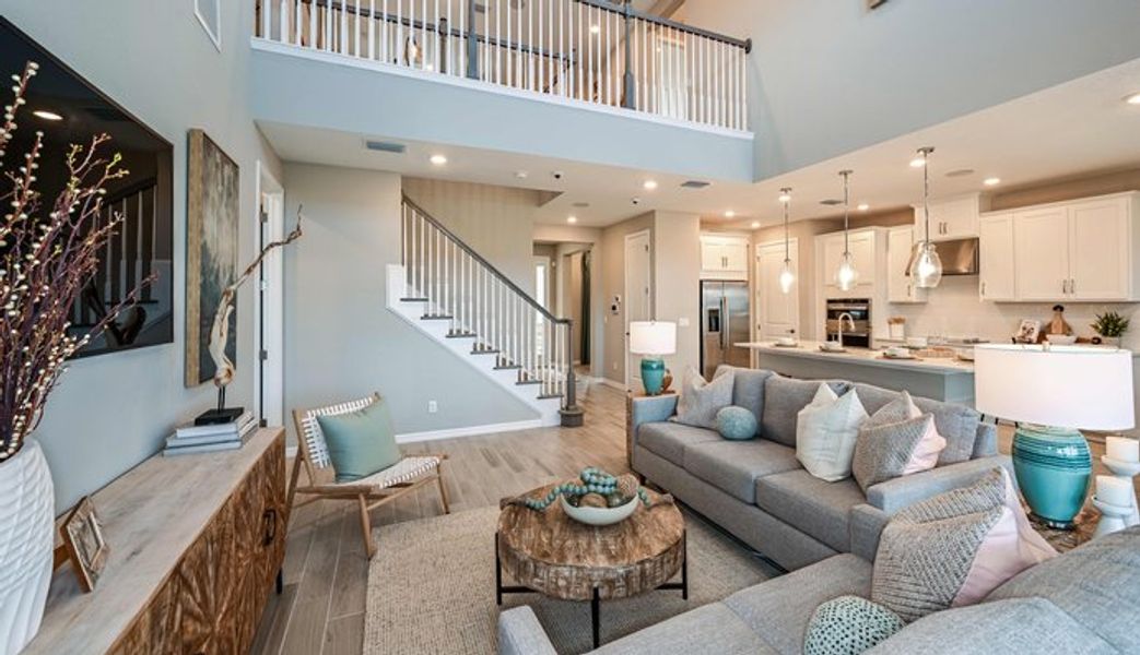 Furnished interior in a model home at Tiburon in Nokomis (Image 5).