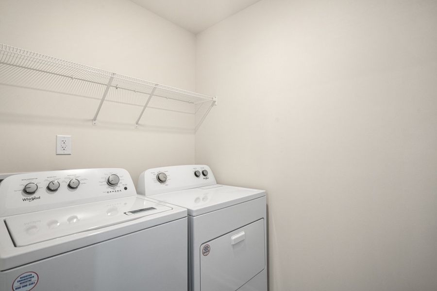 Furnished interior in a model home at Hoke Loop Ridge in Fayetteville (Image 16). Furnished interior in a model home at Hoke Loop Ridge in Fayetteville (Image 16).