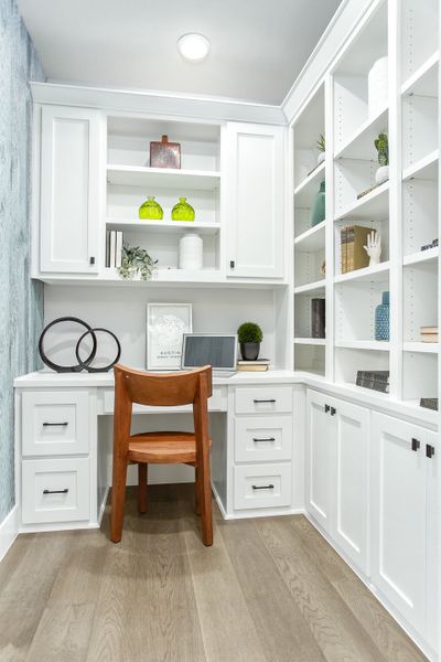 Furnished interior in a model home at Woodbridge Villas in Wylie (Image 22).
