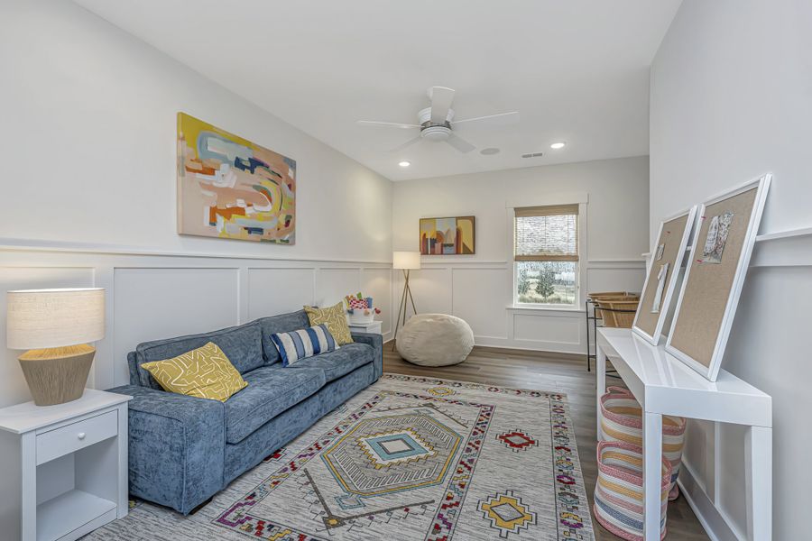 Furnished interior in a model home at Timothy Lakes in Ridgeville (Image 34).