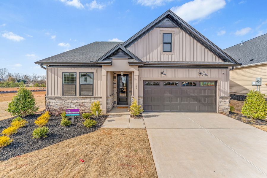 Front exterior of a home in the South Park community, located in Piedmont, SC (Image 9).