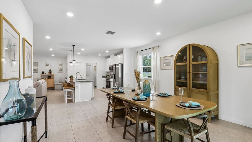 Furnished interior in a model home at Cassie Oaks in Jacksonville (Image 6).