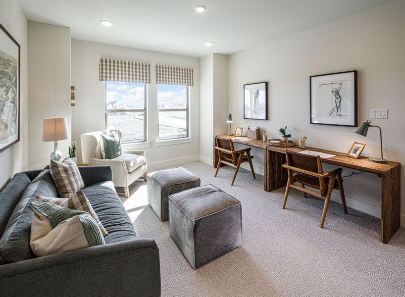 Furnished interior in a model home at Heath Golf and Yacht Club in Heath (Image 26). Furnished interior in a model home at Heath Golf and Yacht Club in Heath (Image 26).