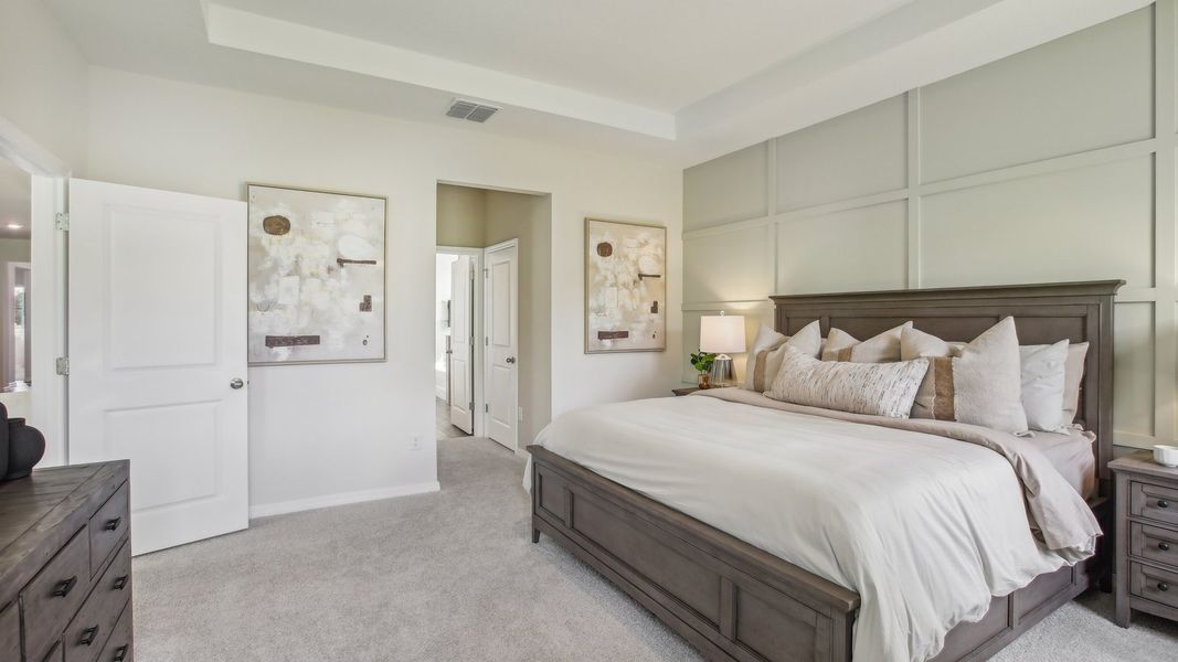 Furnished interior in a model home at Angeline in Land O' Lakes (Image 36). Furnished interior in a model home at Angeline in Land O' Lakes (Image 36).