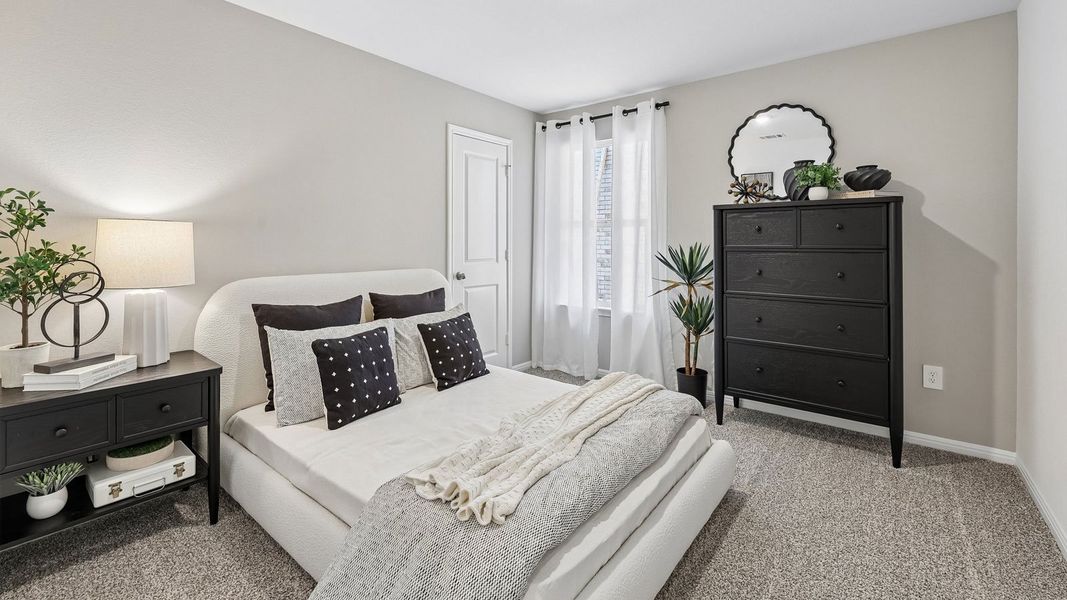 Furnished interior in a model home at Bar W Ranch in Leander (Image 54).
