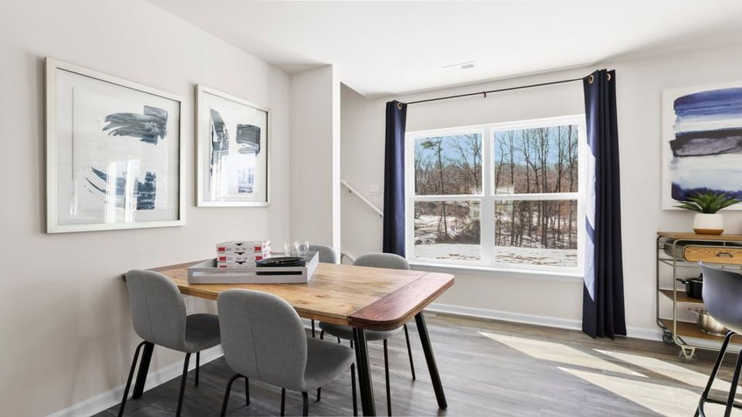 Furnished interior in a model home at Hawk Ridge in Anderson (Image 10).