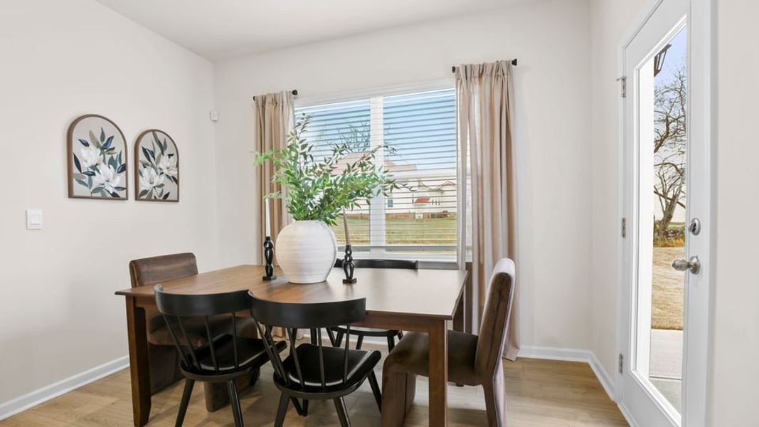 Furnished interior in a model home at Benjamin's Grove in Woodruff (Image 16).