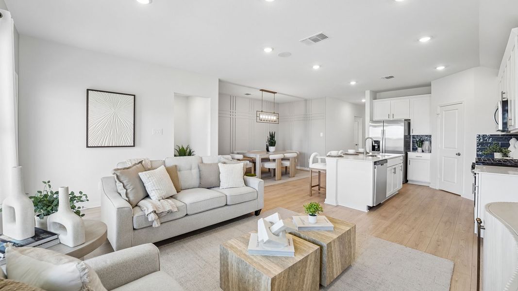 Furnished interior in a model home at Briarwood in Elgin (Image 11).