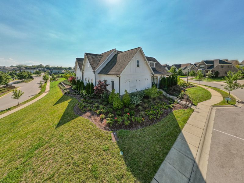 Front exterior of a home in the Waters Edge community, located in Franklin, TN (Image 5).
