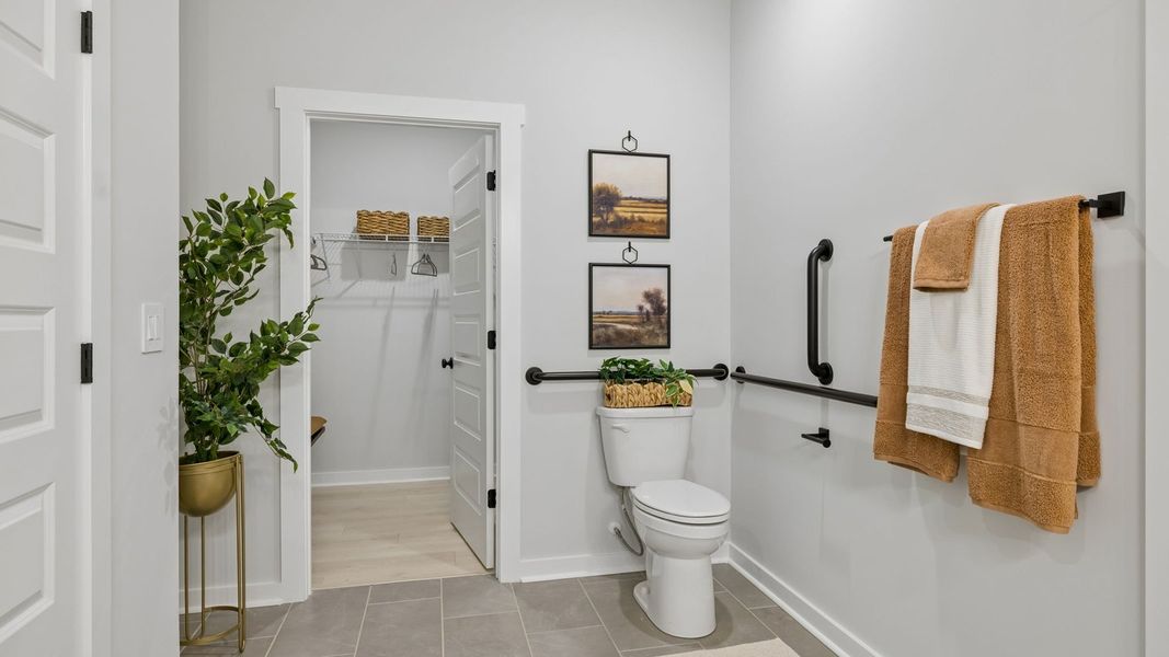 Furnished interior in a model home at Reserve at Hickory Ridge in Columbia (Image 53).