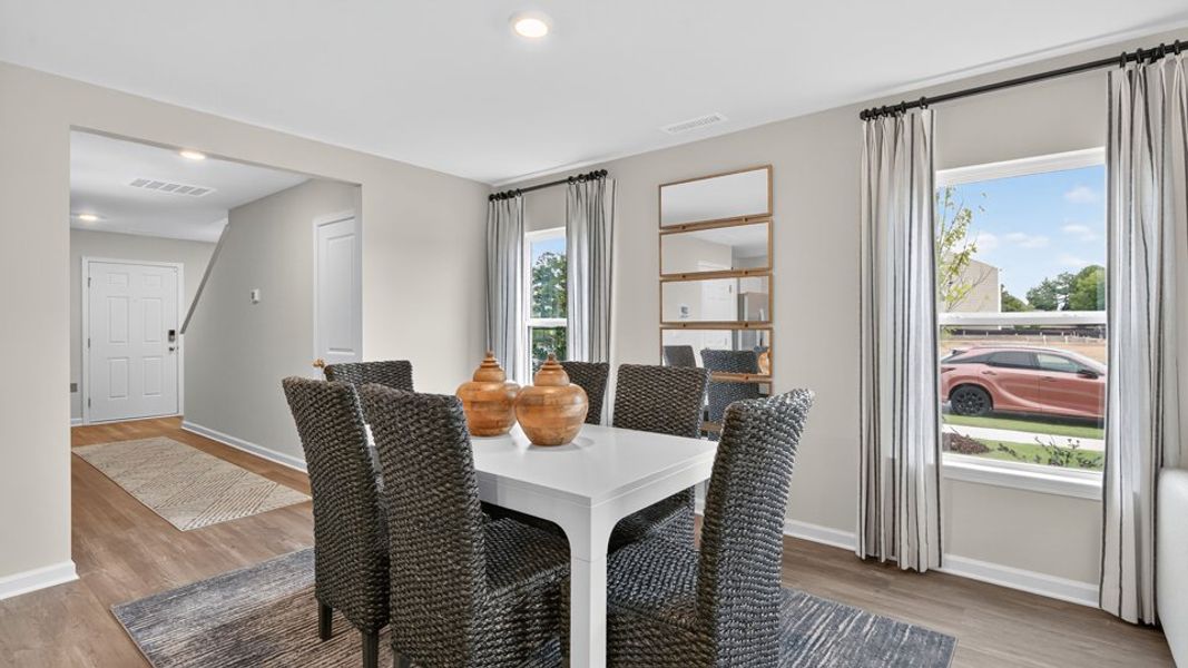 Furnished interior in a model home at Belle Grove in Wendell (Image 24).