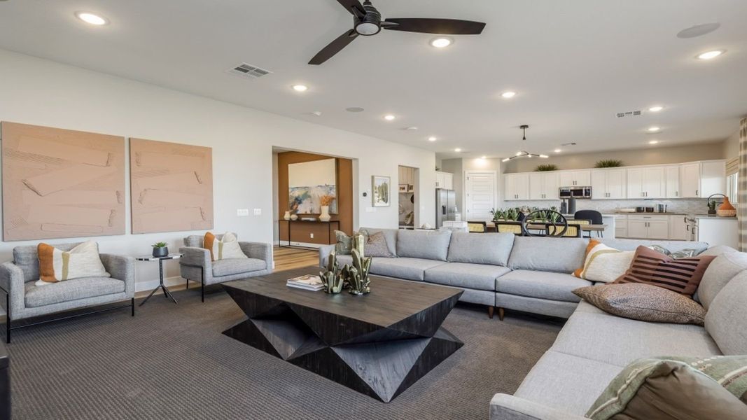 Furnished interior in a model home at Eminence at Alamar in Avondale (Image 13).
