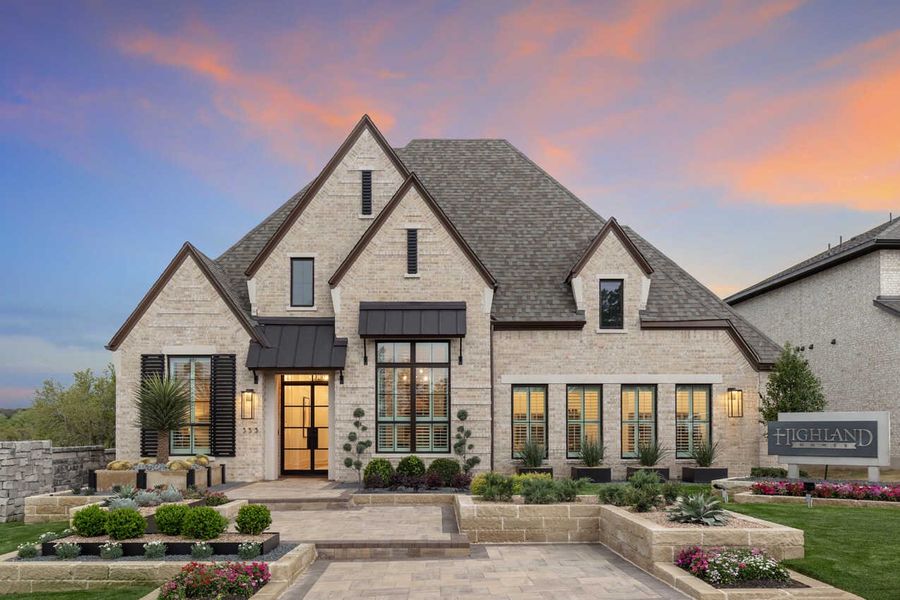 Front exterior of a home in the Parten: 85ft. lots community, located in Austin, TX (Image 4).